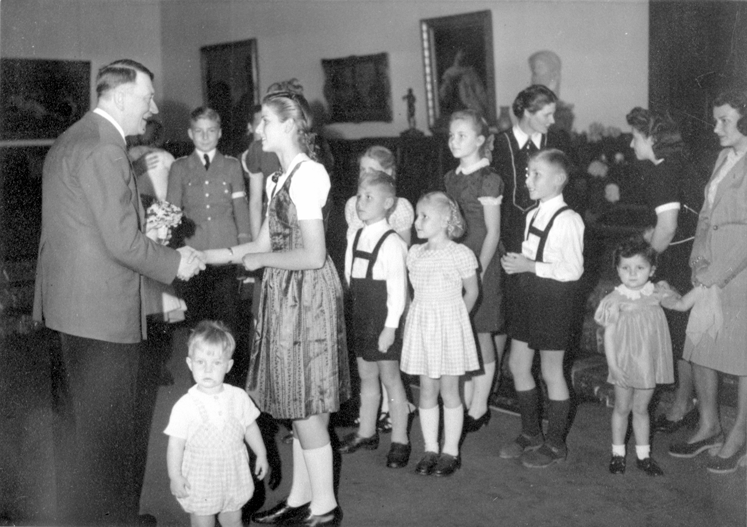 Adolf Hitler birthday celebration at the Berghof, from Eva Braun's albums
